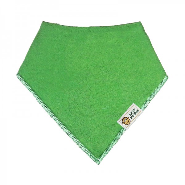 Σαλιάρα Μπαντάνα One Size μονόχρωμη, πράσινη