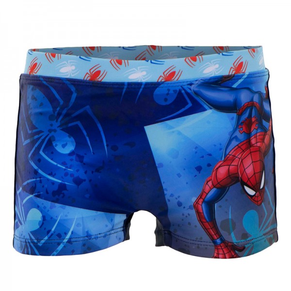 Μαγιό μποξεράκι με σχέδιο Spiderman, μπλε